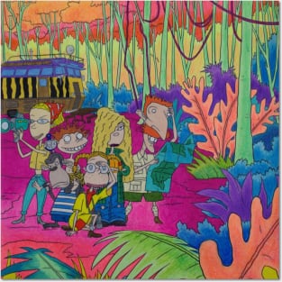 Wild Thornberrys Trippy Forest Posters and Art